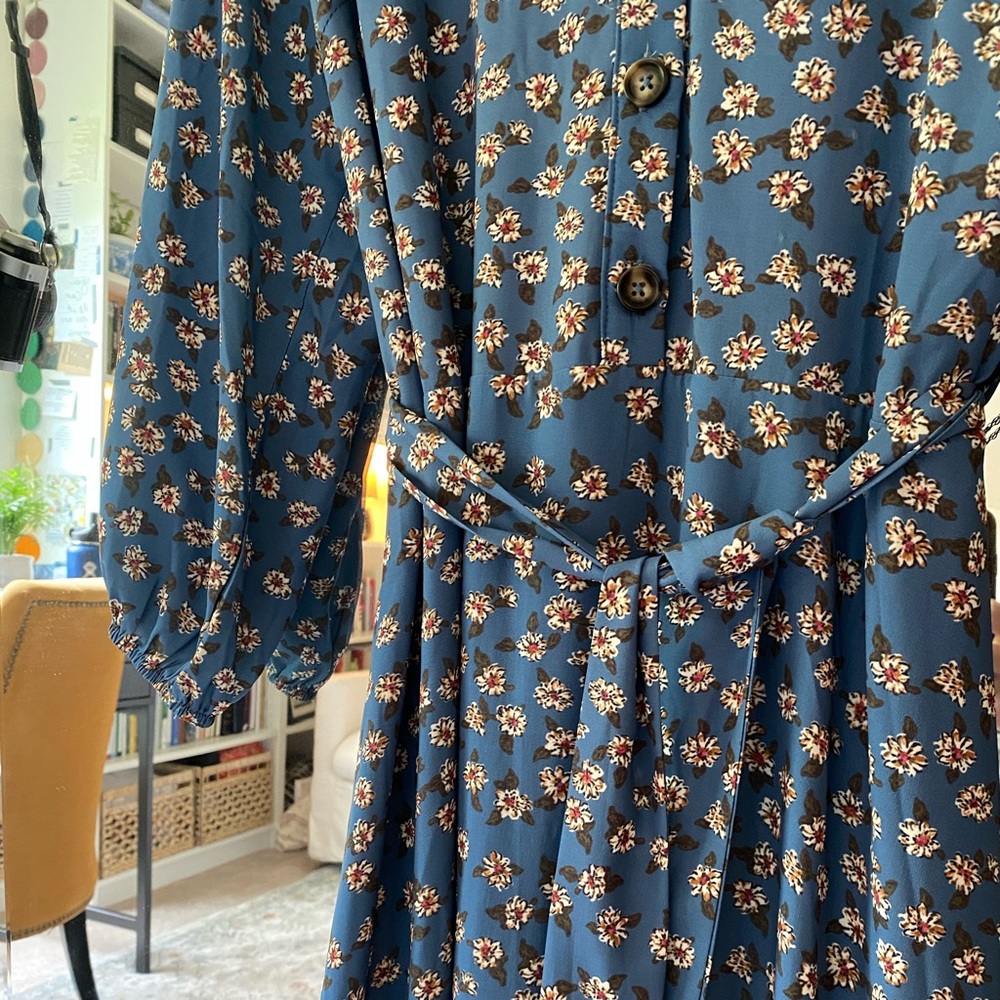 Floral Peasant Maxi Dress